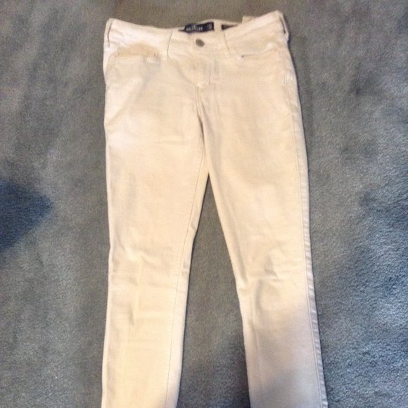 Hollister Low-rise Super Skinny White Jeans - Picture 1 of 4